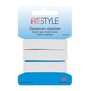 Restyle Geweven Elastiek 15 mm x 1 meter 009 Wit
