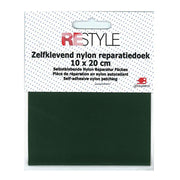 Restyle Reparatiedoek Nylon 10 cm x 20 cm Zelfklevend 461 Donkergroen