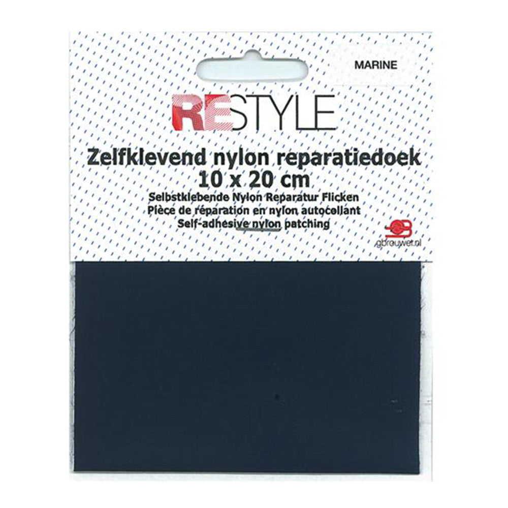 Restyle Reparatiedoek Nylon 10 cm x 20 cm Zelfklevend 881 Bruin