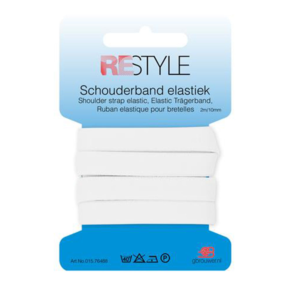 Restyle Schouderband Elastiek 10 mm 2 meter
