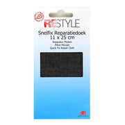 Restyle Snelfix Reparatiedoek Jeans 11 cm x 36 cm Opstrijkbaar 000 Zwart