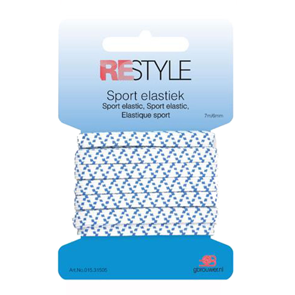 Restyle Sport Elastiek 6 mm x 7 meter