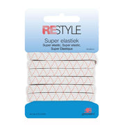 Restyle Super Elastiek 8 mm x 6 meter 009 Wit