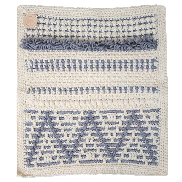 Cream shark grey — gemaakt met Reversible Baby Droomdeken 3.0 Haakpakket