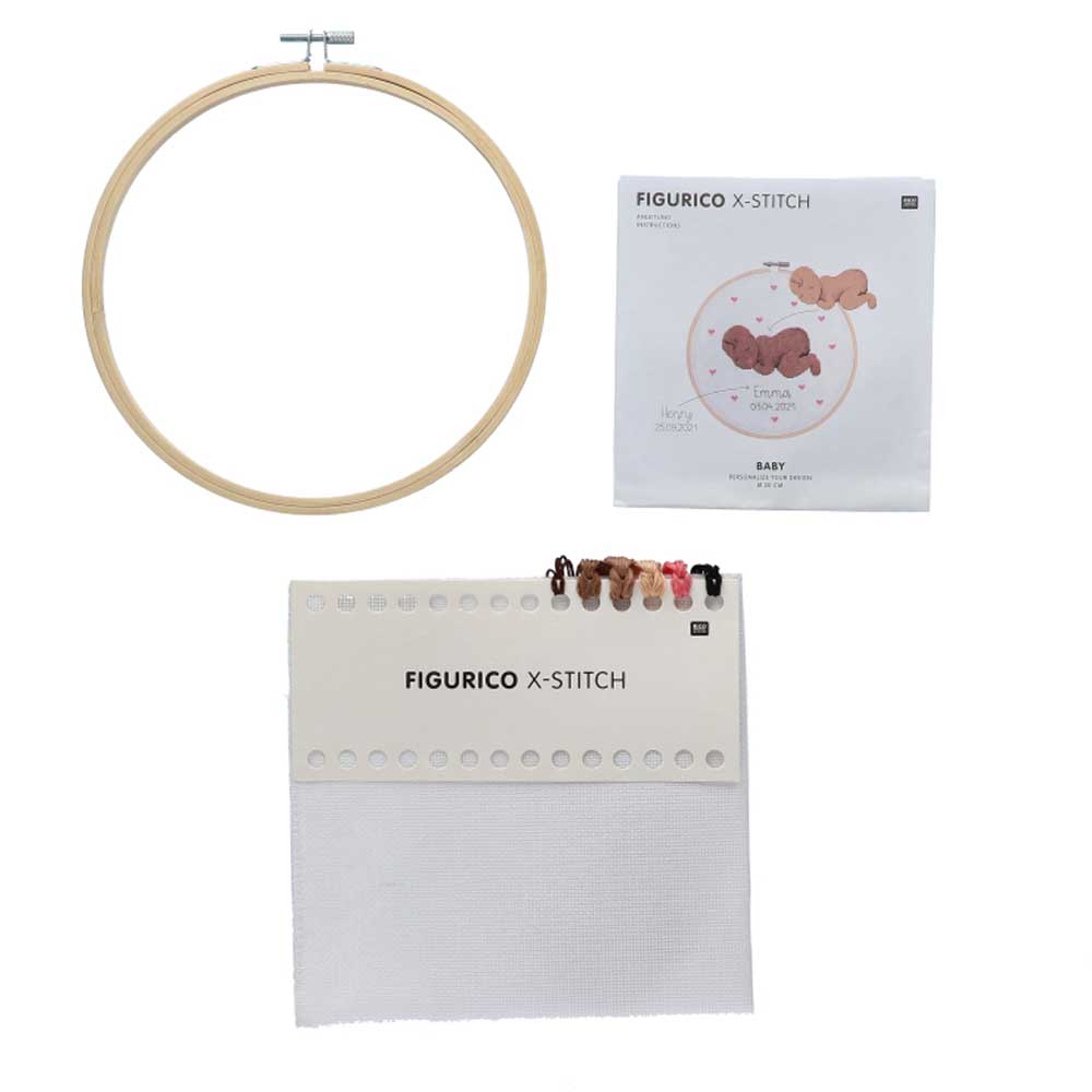 Rico figurico baby borduurpakket — gemaakt met Rico Figurico Baby Borduurpakket