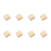 Rico Macramé Houten Kralen 17x17mm Natural - 8 stuks