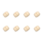 Rico Macramé Houten Kralen 19x22mm Natural - 8 stuks
