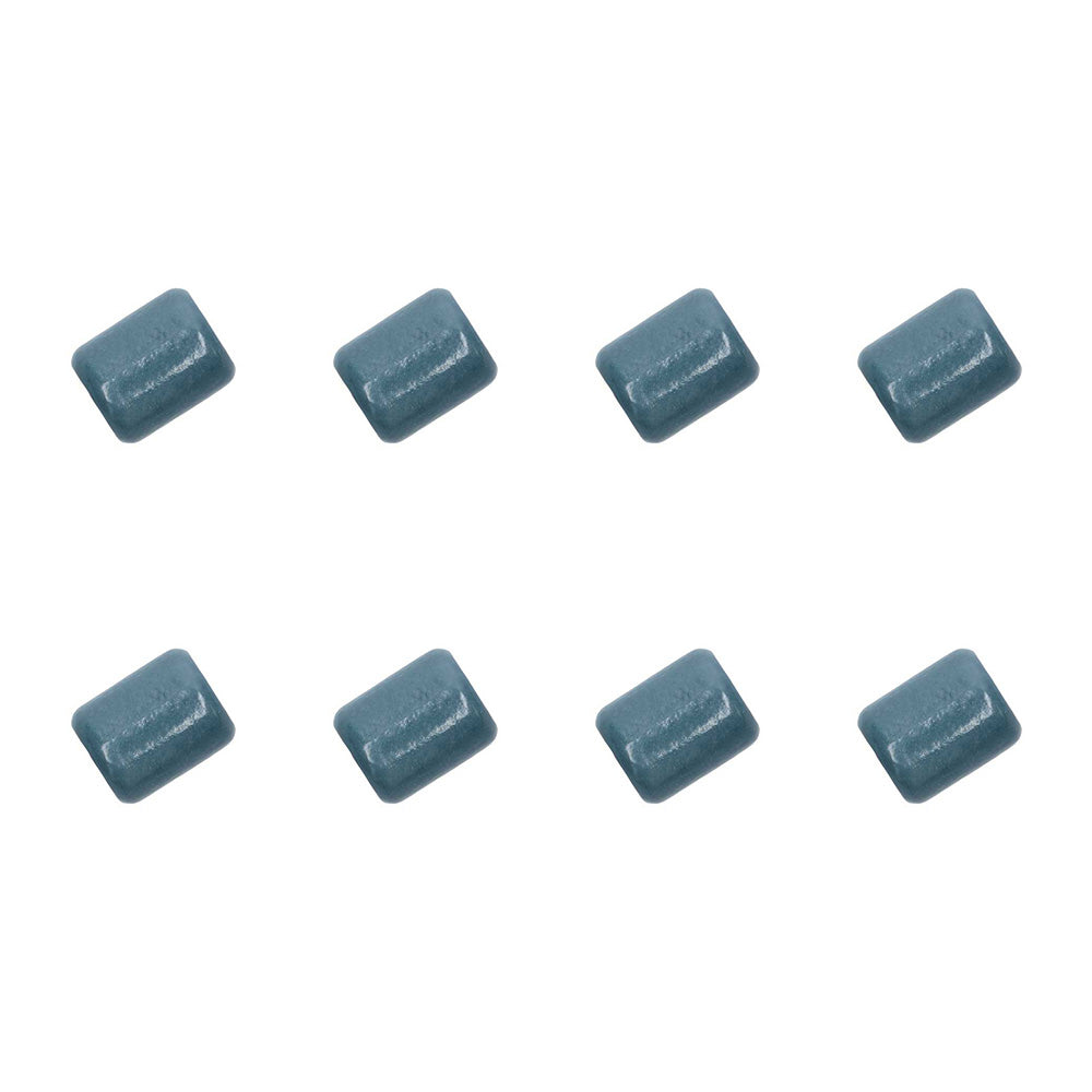 Rico Macramé Houten Kralen 20x24mm Teal - 8 stuks