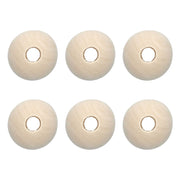 Rico Macramé Houten Kralen 30mm - 6 stuks