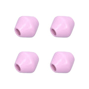 Rico Macramé Houten Kralen 30x30mm Lilac - 4 stuks