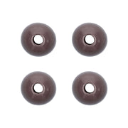 Rico Macramé Houten Kralen 35mm Grey - 4 stuks