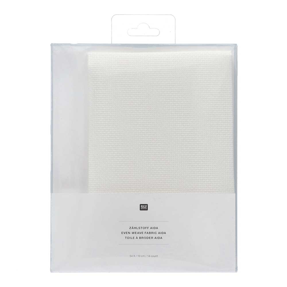Rico SB Aida Borduurstof 40 x 40 cm 002 Off White