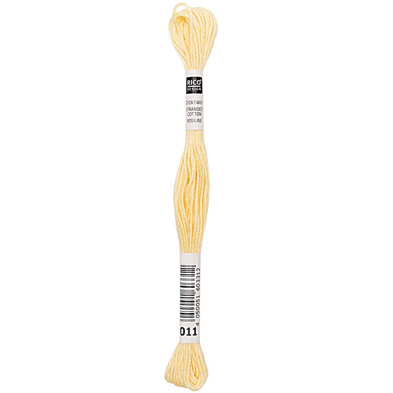 Rico Sticktwist Borduurgaren 8m 011 Light Yellow