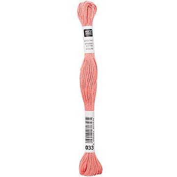 Rico Sticktwist Borduurgaren 8m 033 Salmon Red