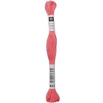 Rico Sticktwist Borduurgaren 8m 034 Salmon Red