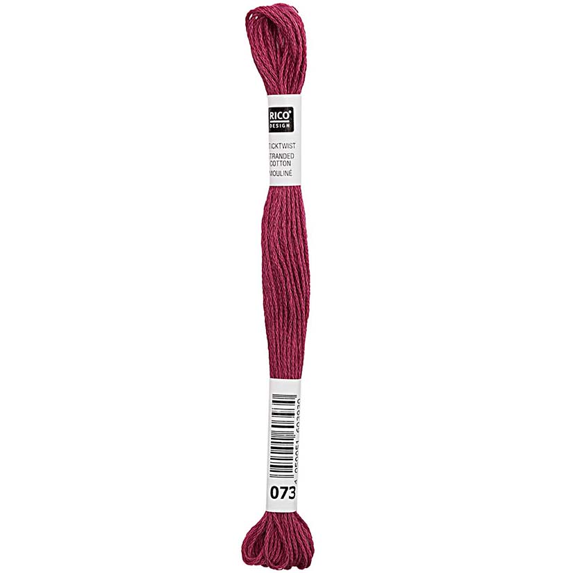Rico Sticktwist Borduurgaren 8m 073 Berry Red