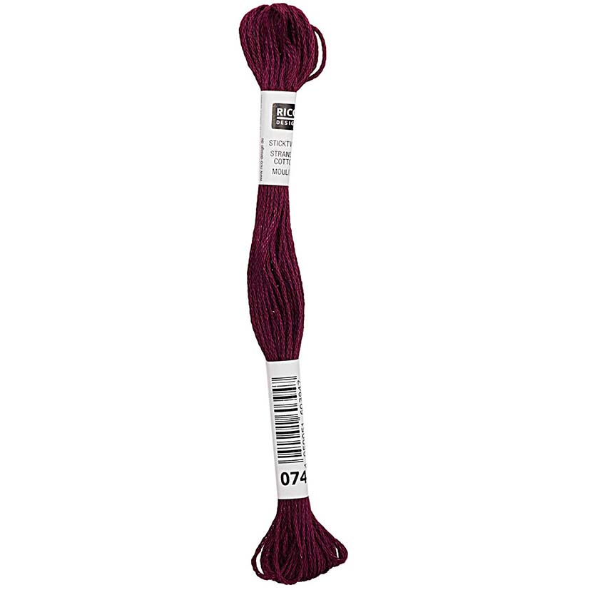 Rico Sticktwist Borduurgaren 8m 074 Berry Red