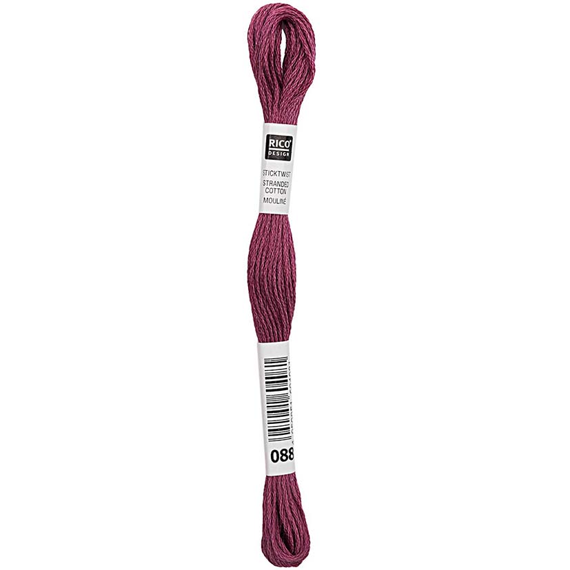 Rico Sticktwist Borduurgaren 8m 088 Wine Red
