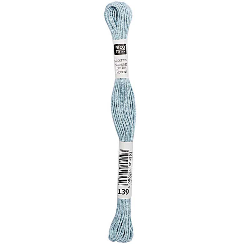 Rico Sticktwist Borduurgaren 8m 139 Ocean