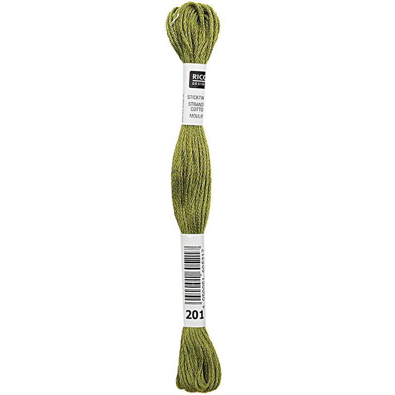 Rico Sticktwist Borduurgaren 8m 201 Green