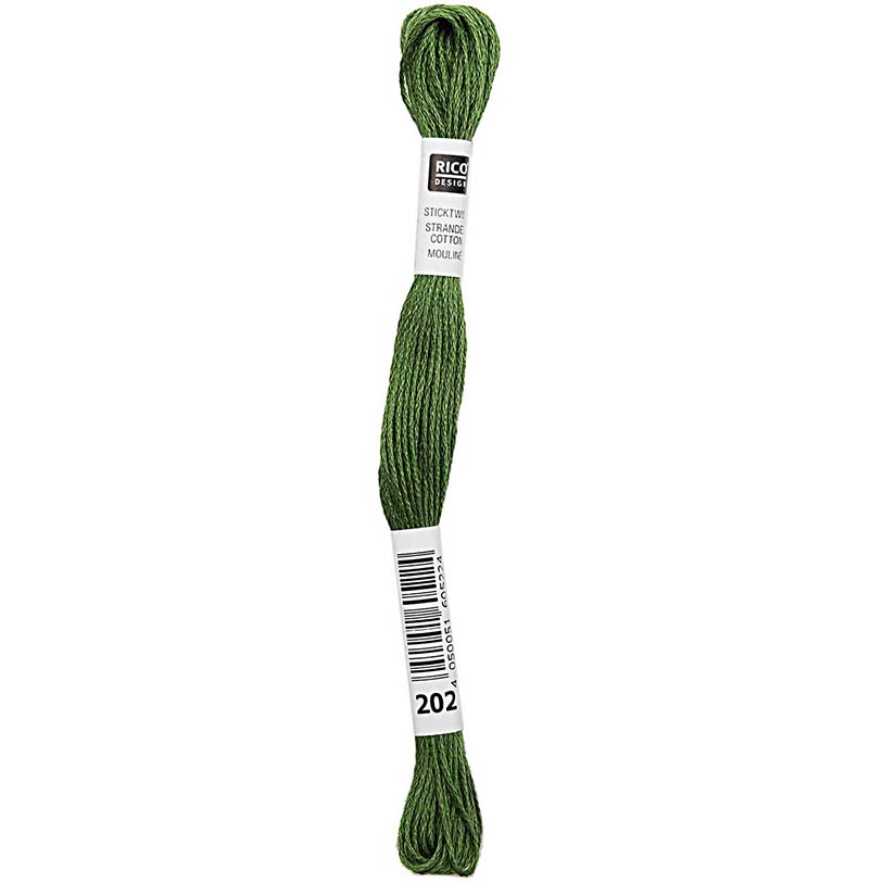 Rico Sticktwist Borduurgaren 8m 202 Green