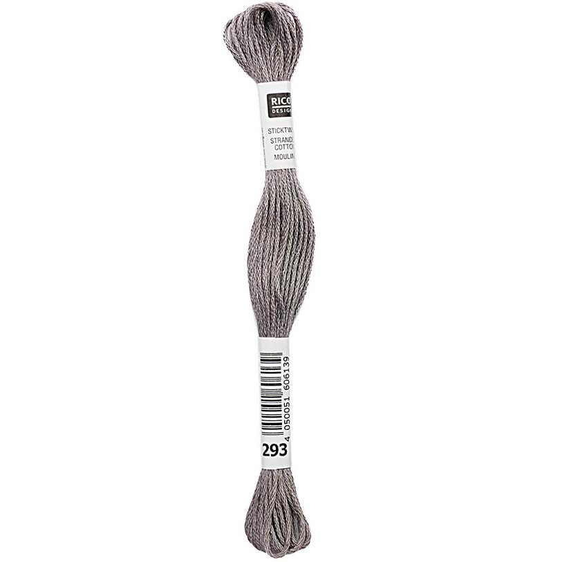 Rico Sticktwist Borduurgaren 8m 293 Dark Grey