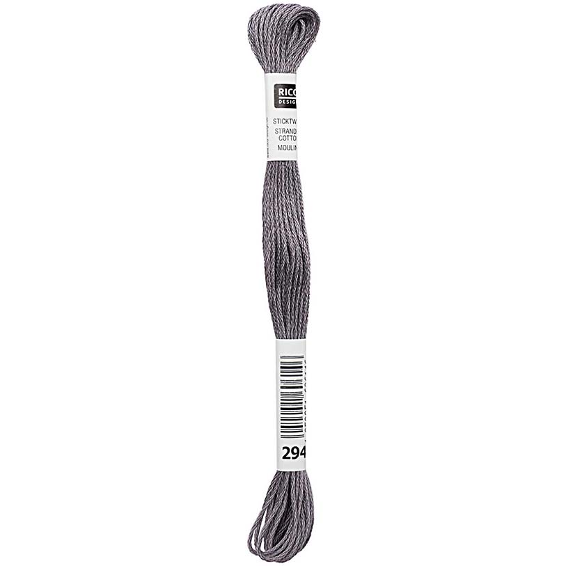 Rico Sticktwist Borduurgaren 8m 294 Dark Grey