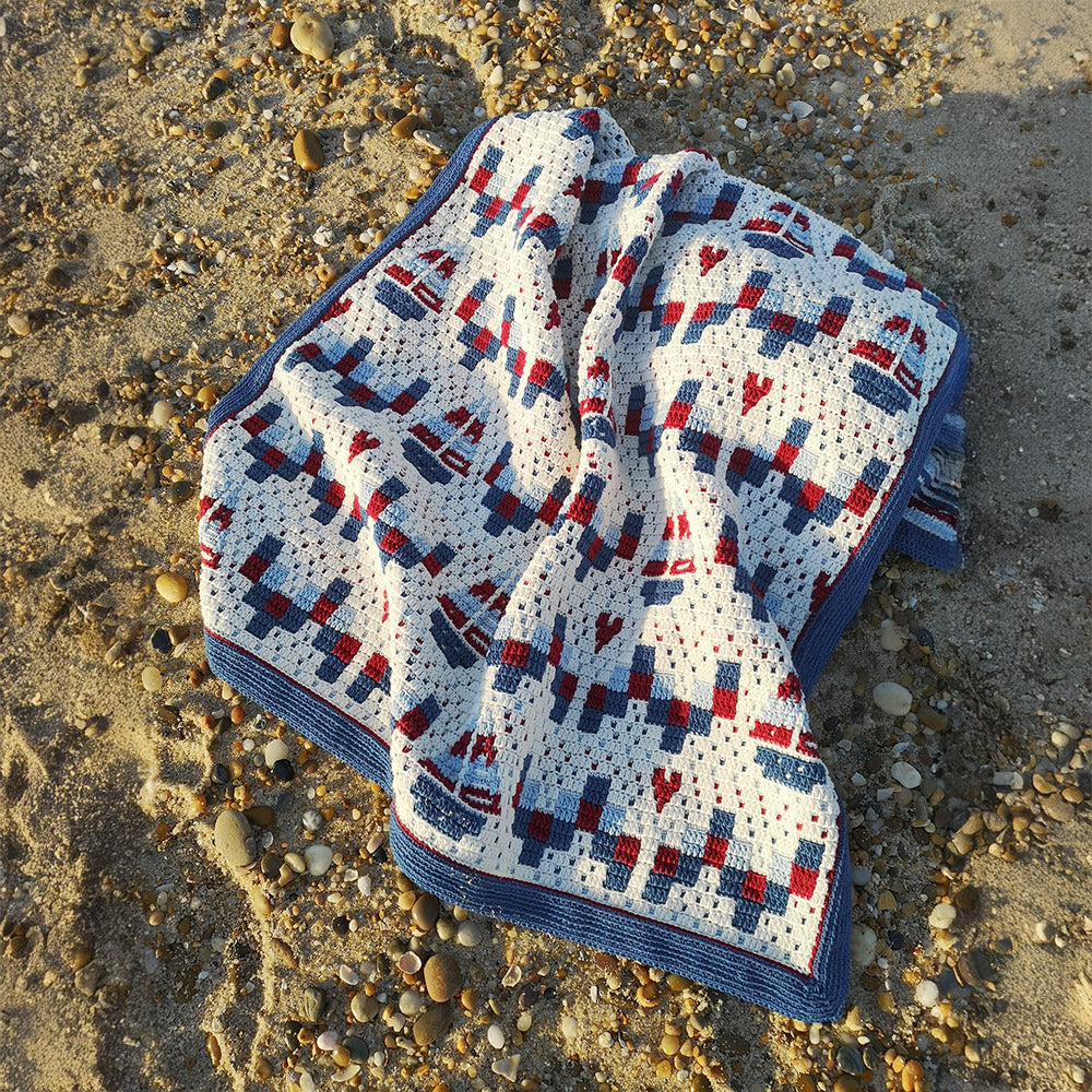 Rav — gemaakt met Sailing - One Skein of Love Haakpakket