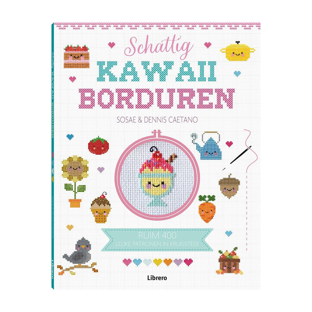 Schattig kawaii borduren