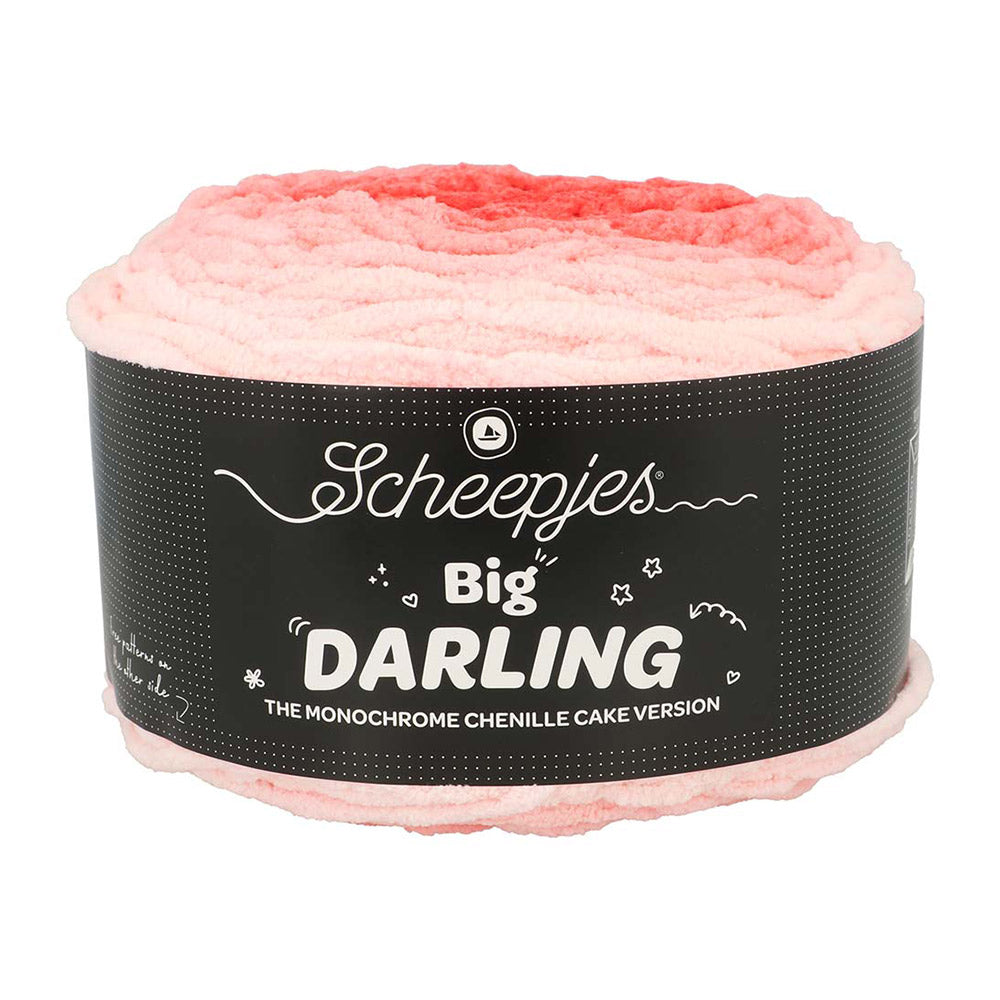 Scheepjes Big Darling Monochrome Cake 417 Strawberry - Scheepjes Big Darling Monochrome Cake