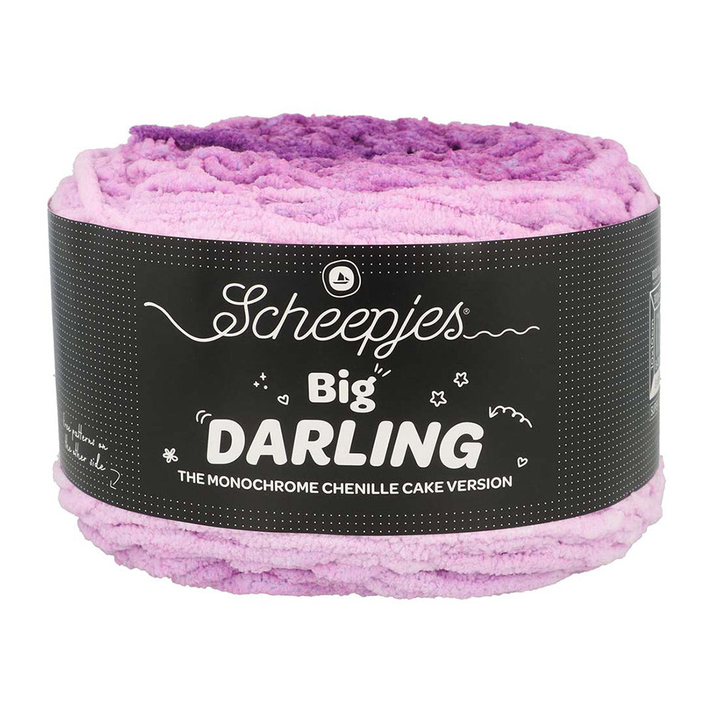 Scheepjes Big Darling Monochrome Cake 422 Eggplant - Scheepjes Big Darling Monochrome Cake