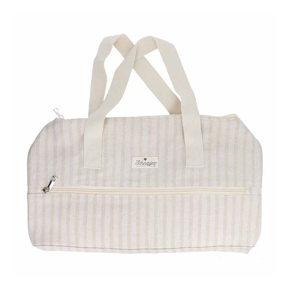 Scheepjes Breitas 45x16,5x19,5cm gestreept beige