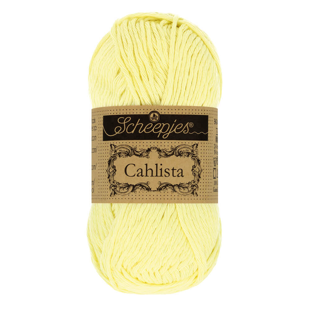 Scheepjes Cahlista 100 Lemon Chiffon