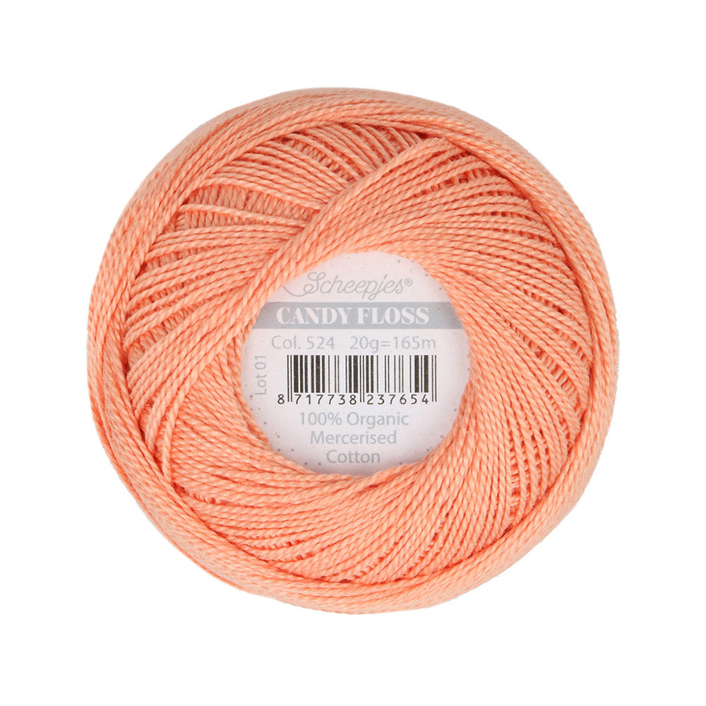 Scheepjes Candy Floss 524 Apricot - Scheepjes Candy Floss