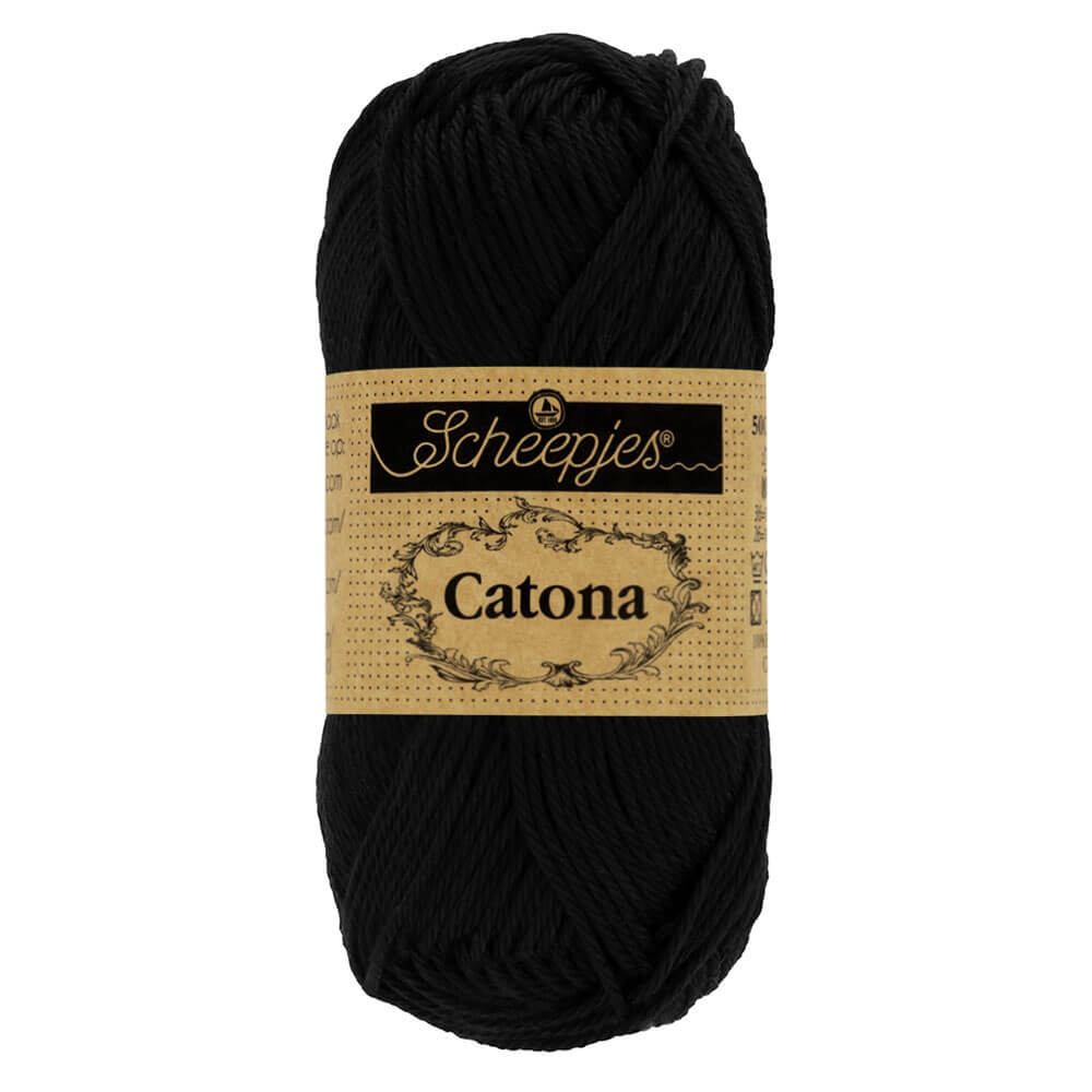 Scheepjes Catona 25g 110 Jet Black