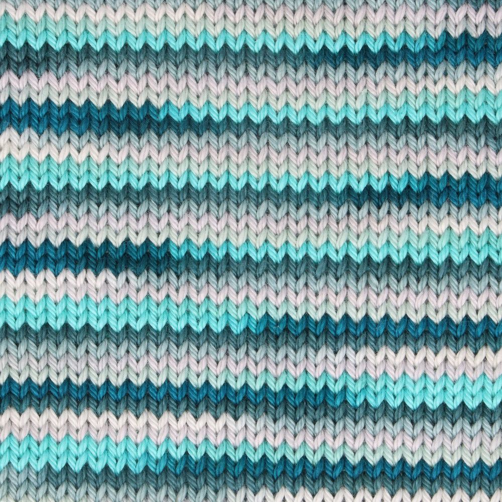 Scheepjes Catona Chroma 010 Iceberg - Gauge swatch — gemaakt met Scheepjes Catona Chroma