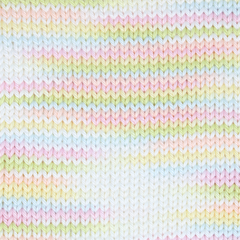 Scheepjes Catona Chroma 013 Meadow - Gauge swatch — gemaakt met Scheepjes Catona Chroma