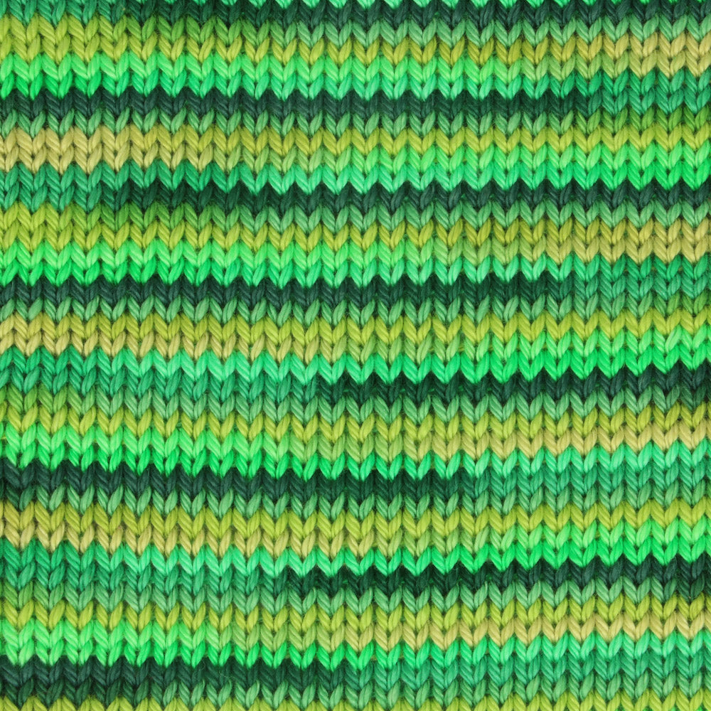Scheepjes Catona Chroma 015 Grassland - Gauge swatch — gemaakt met Scheepjes Catona Chroma