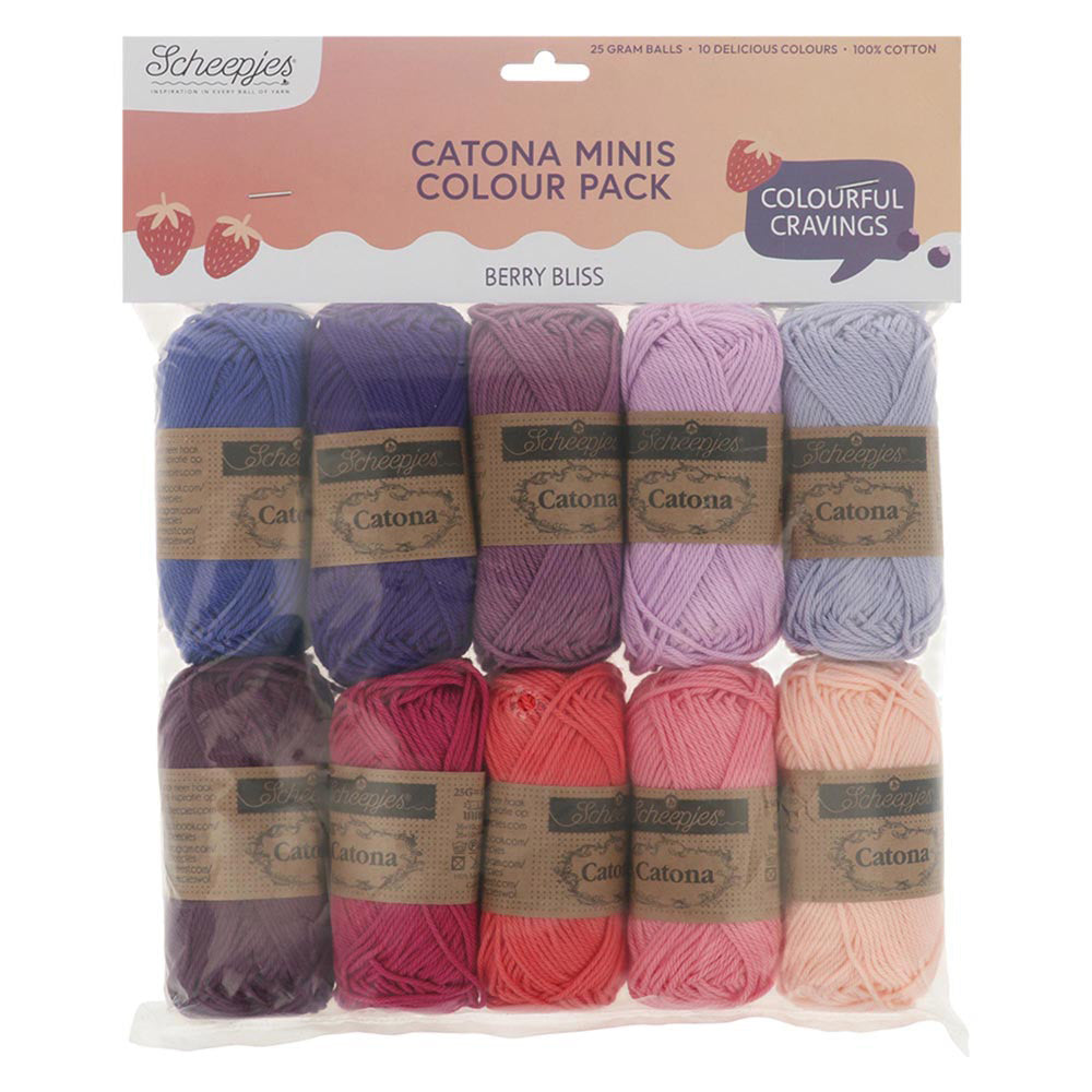 Scheepjes Catona Colour Pack Berry Bliss 10x25g (2)