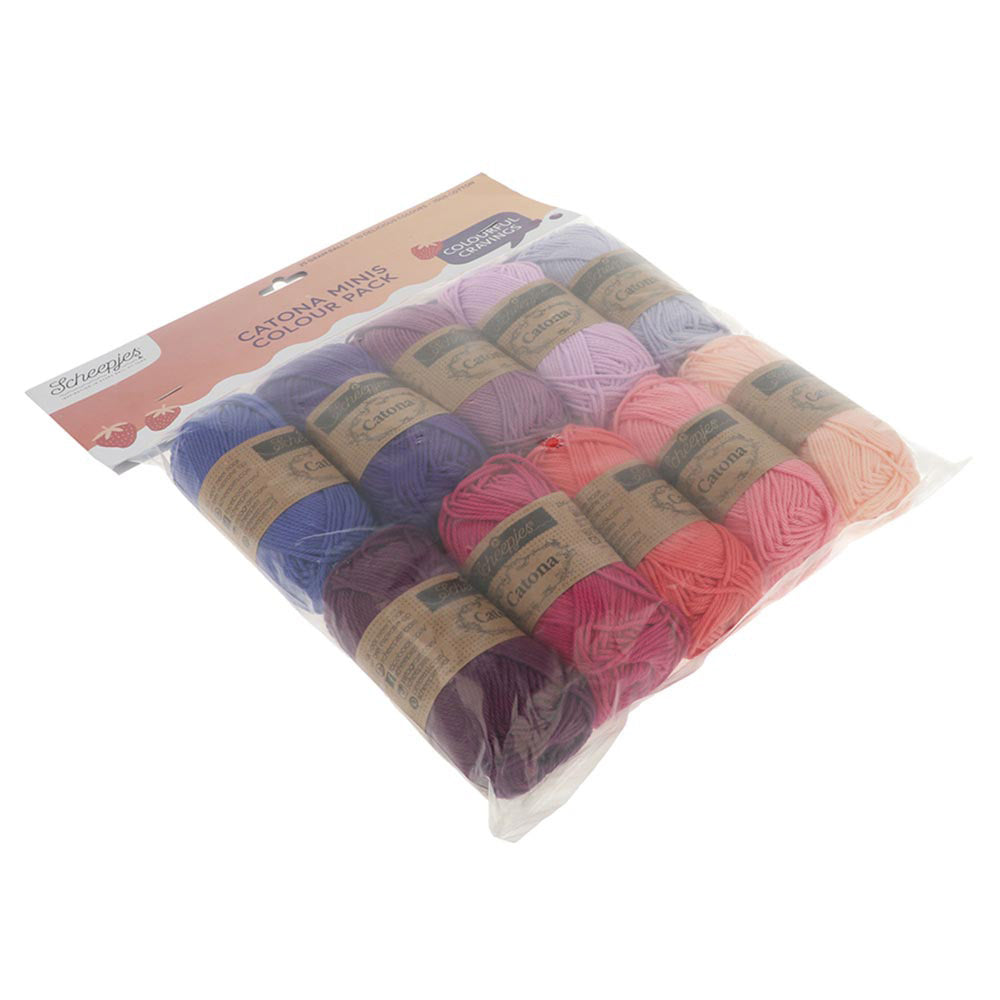 Scheepjes Catona Colour Pack Berry Bliss 10x25g (3)