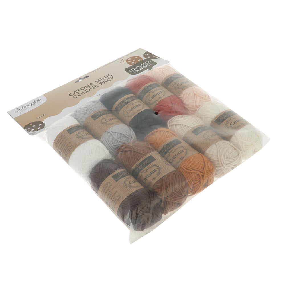 Scheepjes Catona Colour Pack Cookies 10x25g (3)