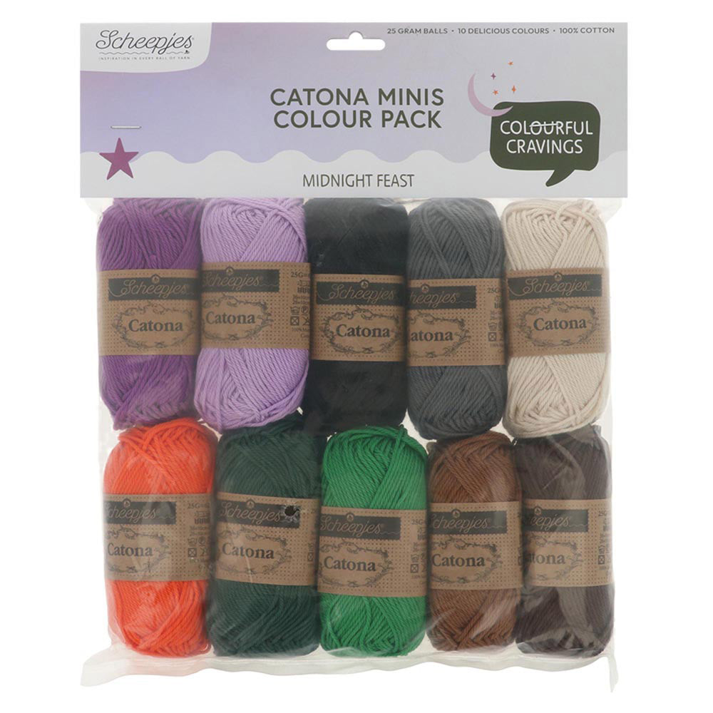 Scheepjes Catona Colour Pack Midnight Feast 10x25g (2)