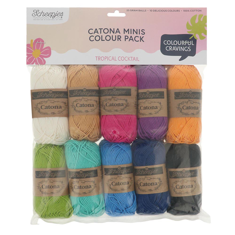 Scheepjes Catona Colour Pack Tropical Cocktail 10x25g (2)