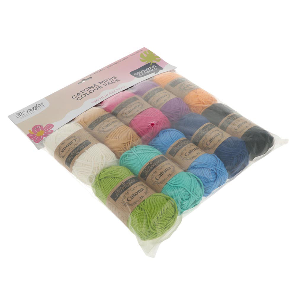 Scheepjes Catona Colour Pack Tropical Cocktail 10x25g (3)