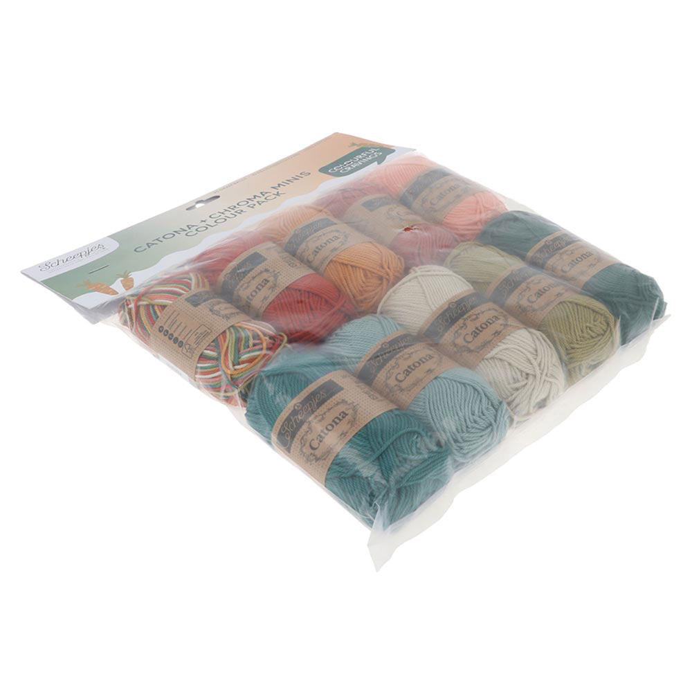Scheepjes Catona en Chroma Colour Pack Harvest Tart 10x25g (3)