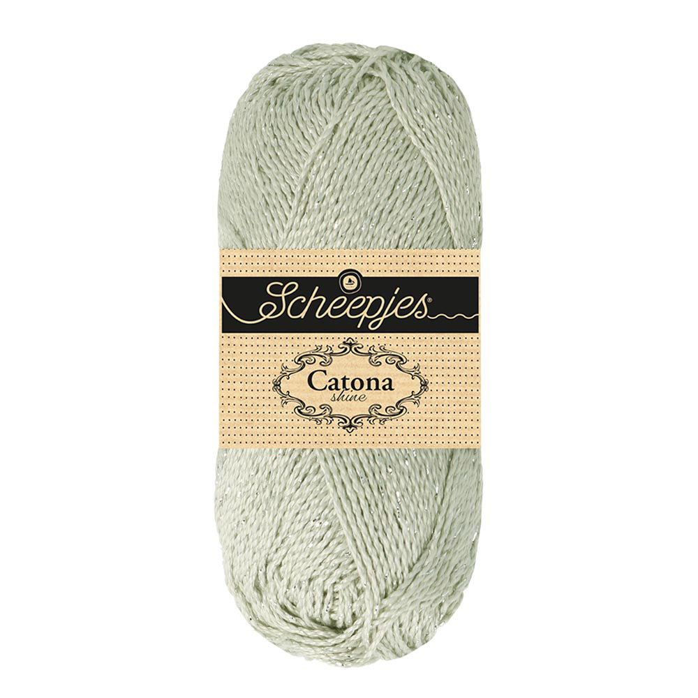 Scheepjes Catona Shine 50g 172-S Light Silver - Silver