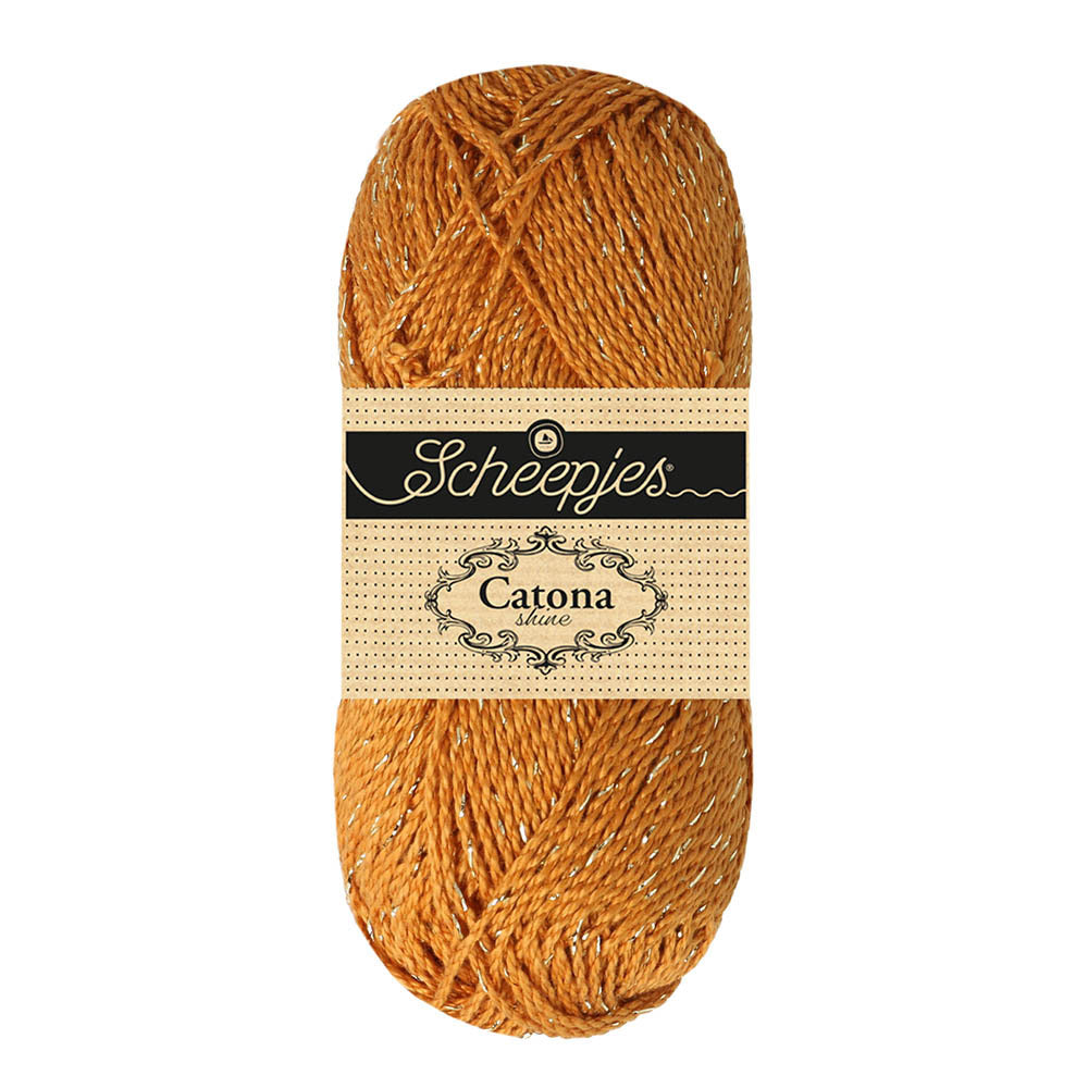 Scheepjes Catona Shine 50g 383-G Ginger Gold - Gold