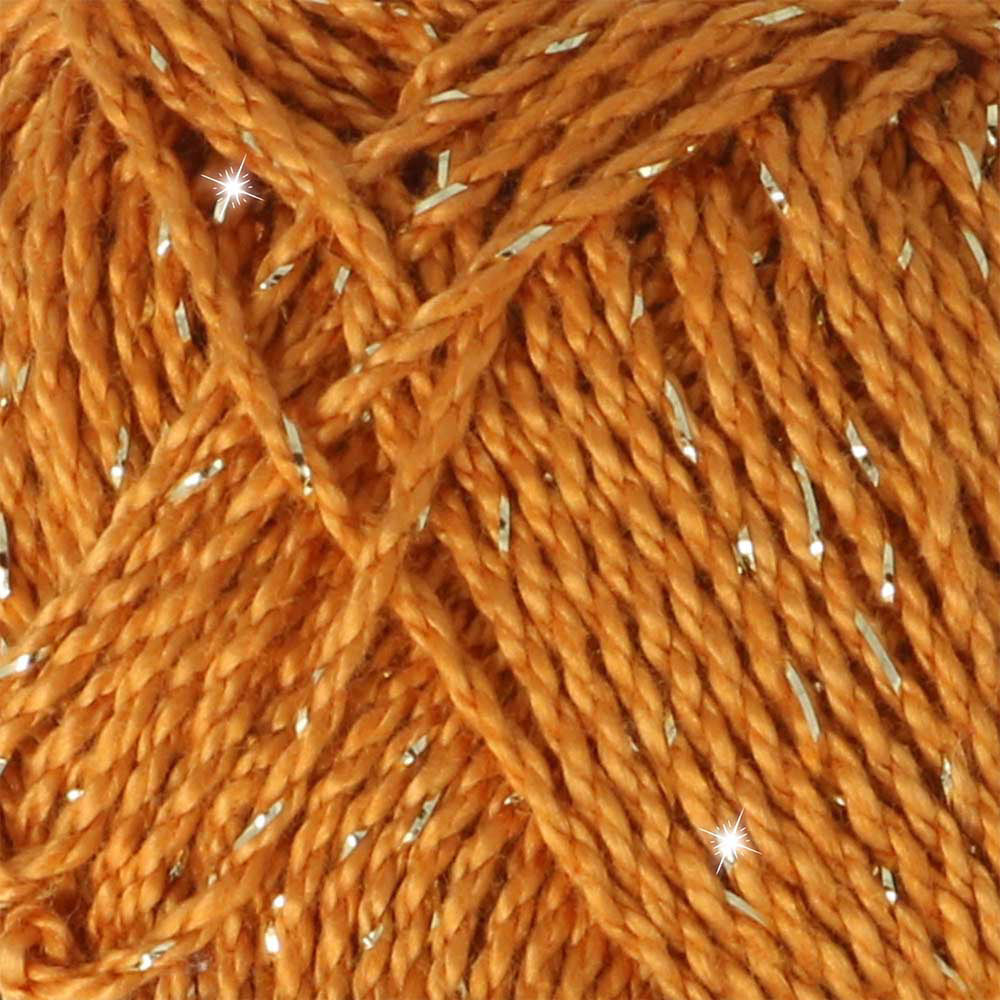 Scheepjes Catona Shine 50g 383-G Ginger Gold - Gold (2)