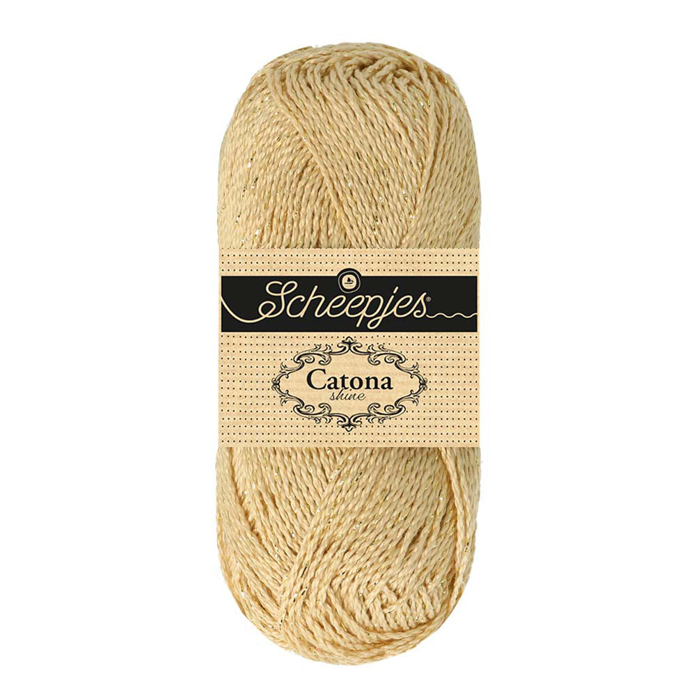 Scheepjes Catona Shine 50g 404-G English Tea - Gold
