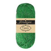 Scheepjes Catona Shine 50g 515-S Emerald - Silver